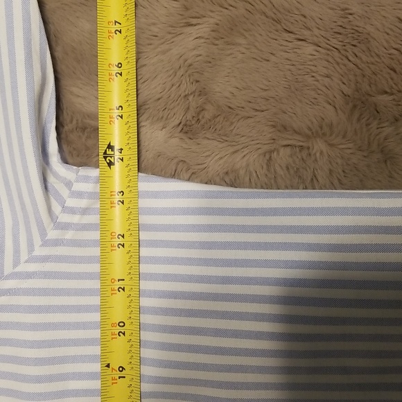 Brooks Brothers Made in USA Lt. Blue Stripe Oxford Cloth Button Down - Picture 8 of 8